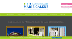 Desktop Screenshot of mariegalene.org